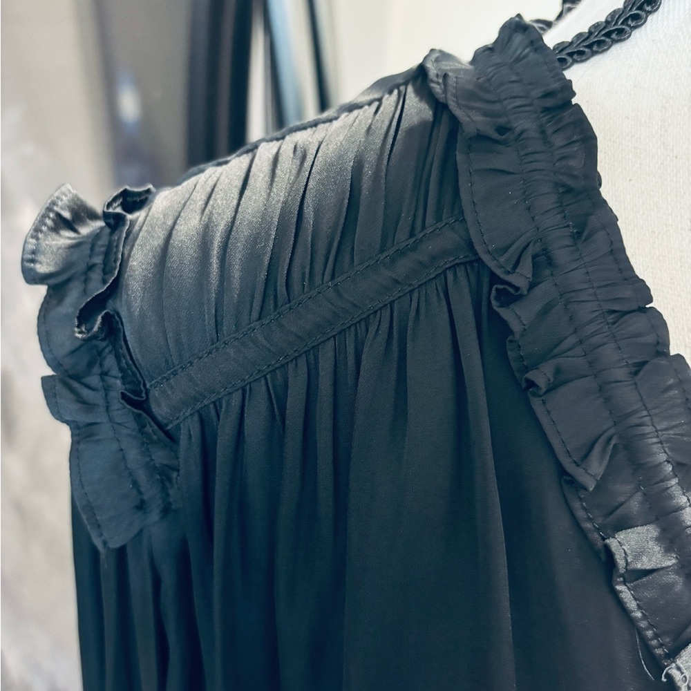 The Kooples Elegant Black Women's Blouse, Size L. Retail $215. NWT - Picture 5 of 11